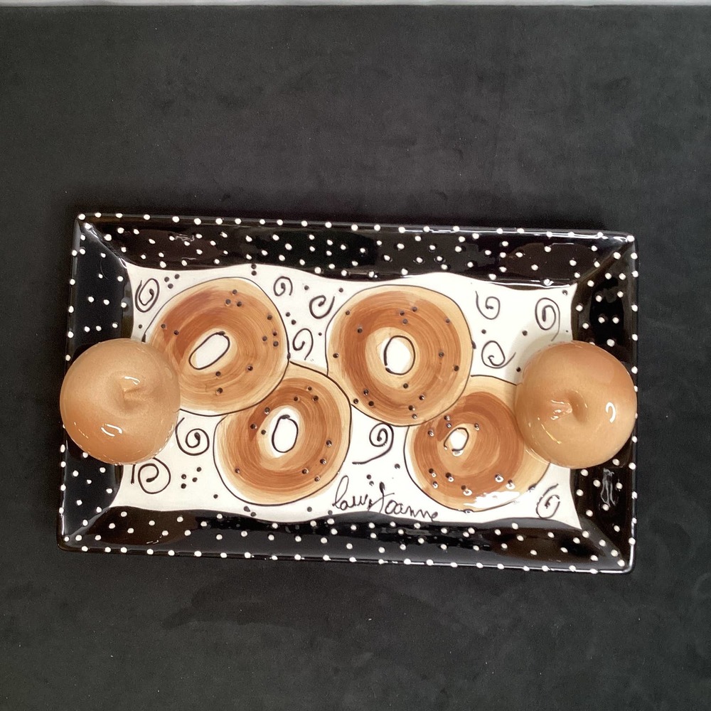 Ceramic Bagel Tray - Picture 4 of 4